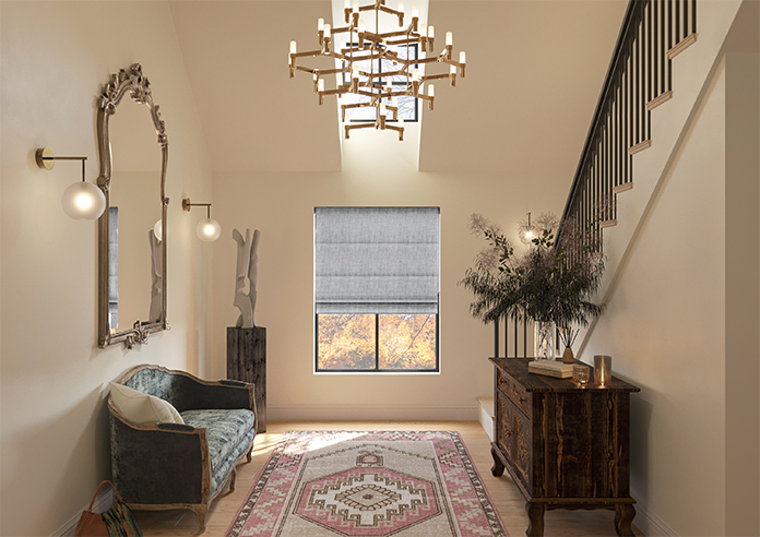Rhea, Stainless Steel - Roman Blind - Image 8